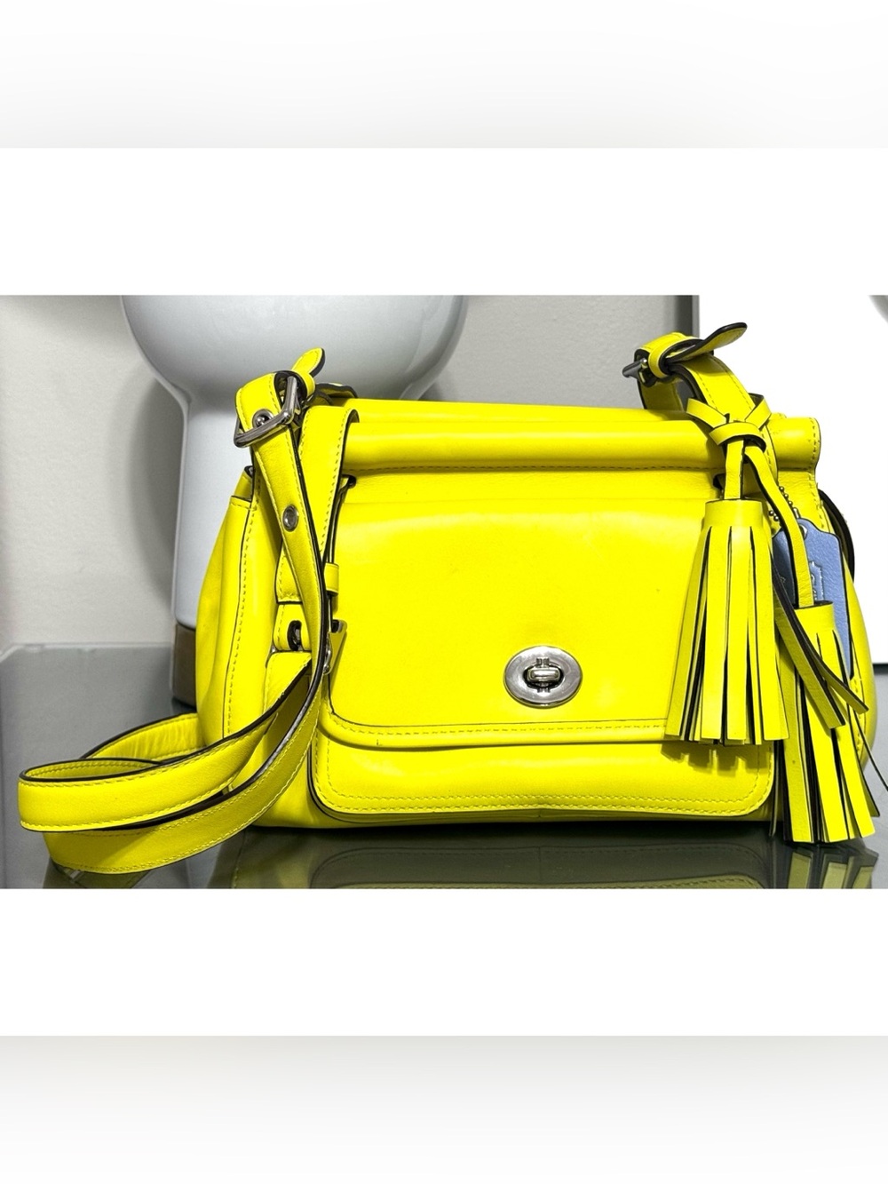 COACH Legacy Archival Hanover Bag – Style 22405 – Bright Citrine Yellow